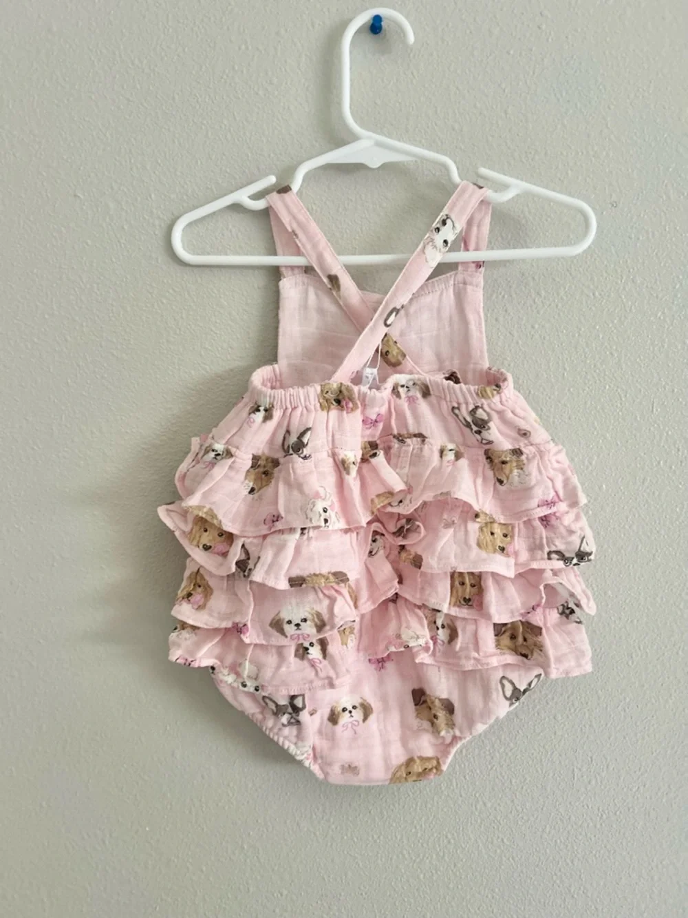 NWT Angel Dear Puppy Faces Sun Dress & Hat